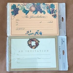 2 Sealed Packages of Vintage Hallmark Invitations